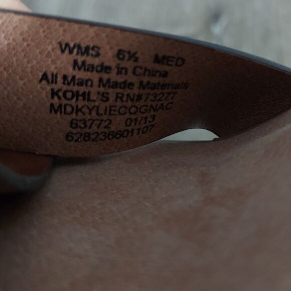 Mudd Kylie Wedge Sandals Ankle Strap Buckle - Brown - Size 6.5 - Picture 8 of 9